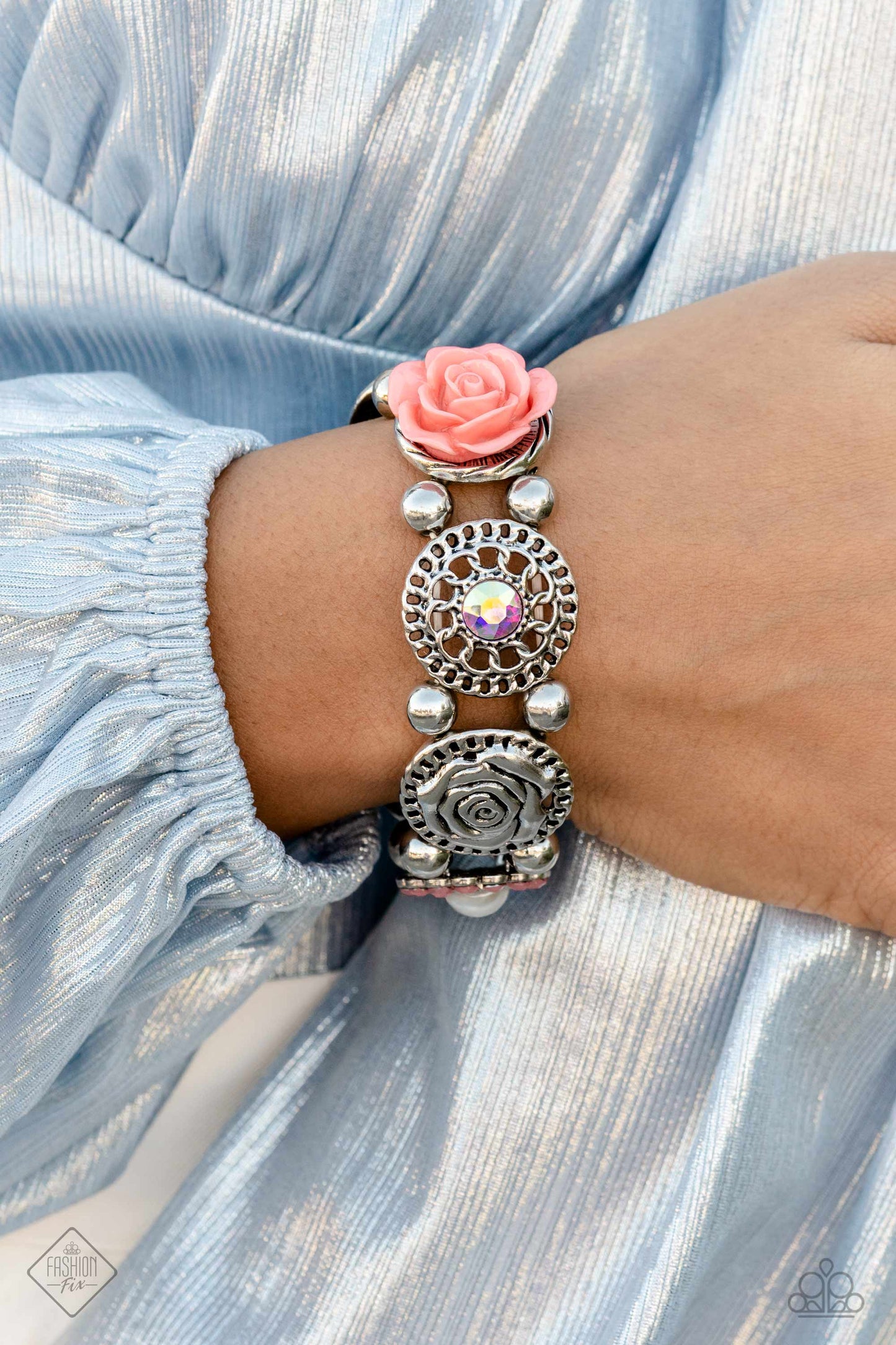 Optimistic Oasis - Orange Paparazzi Bracelet