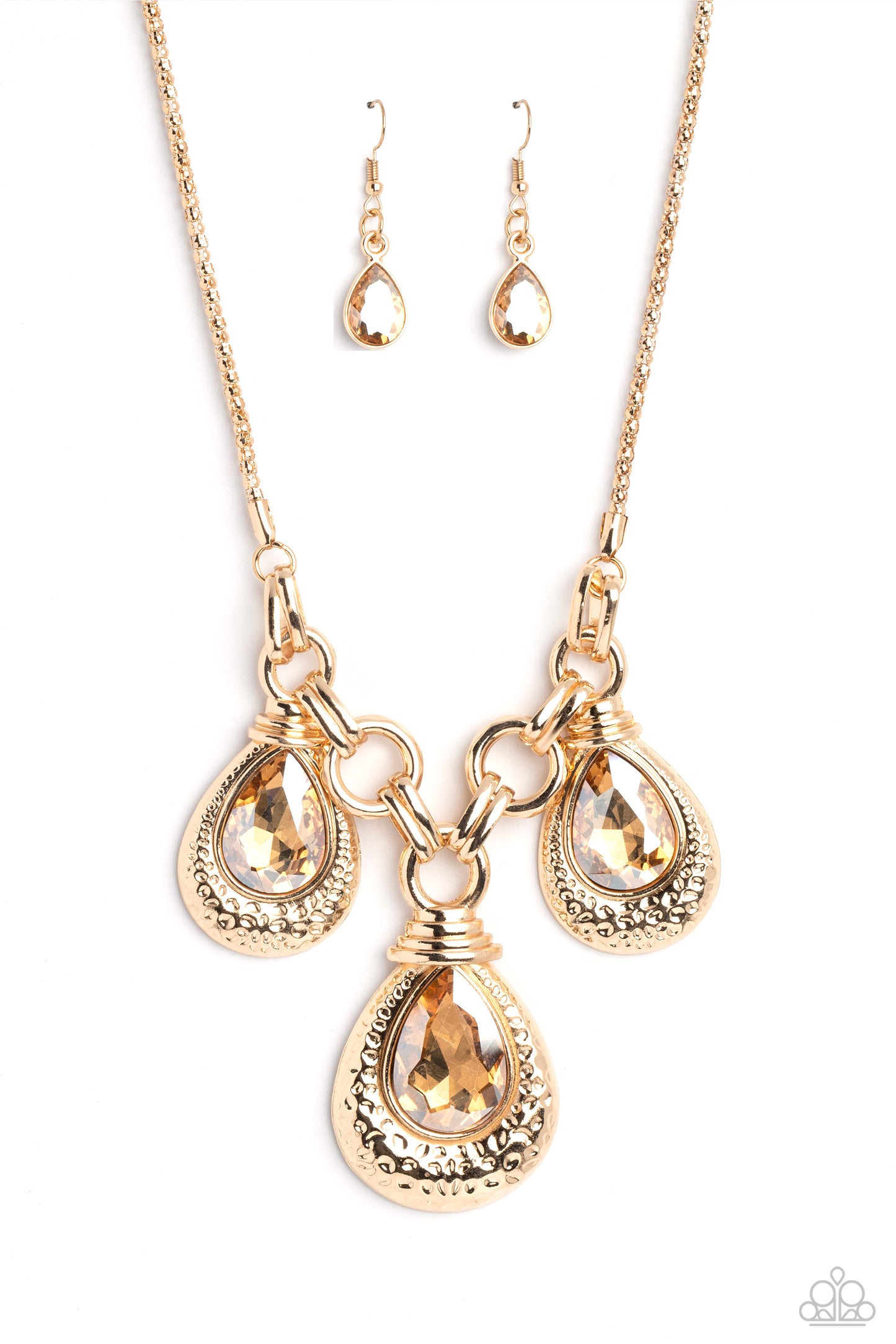 Built Beacon - Gold  Paparazzi Necklace