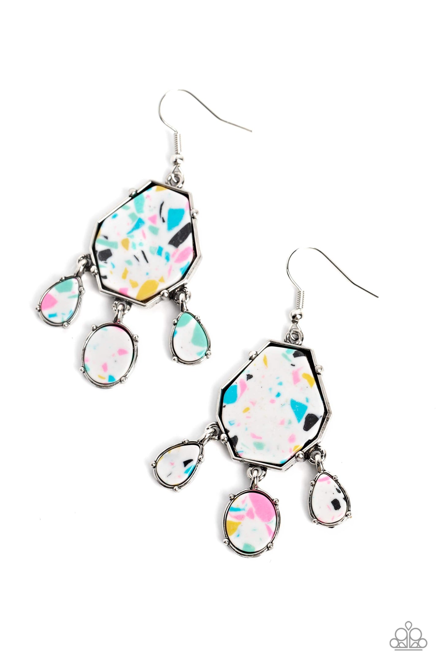 Organic Optimism - White Paparazzi Earrings