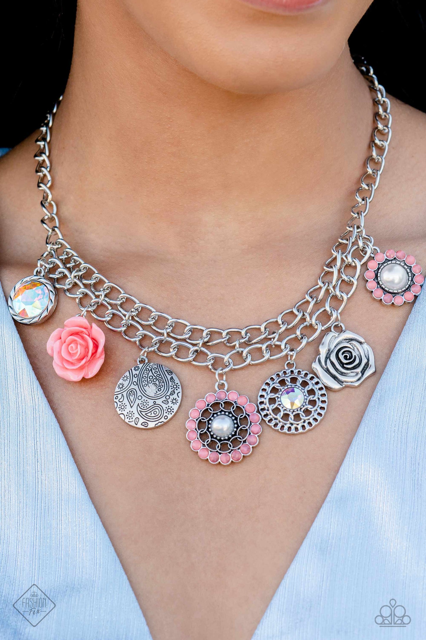 Garden Grace - Orange Paparazzi Necklace