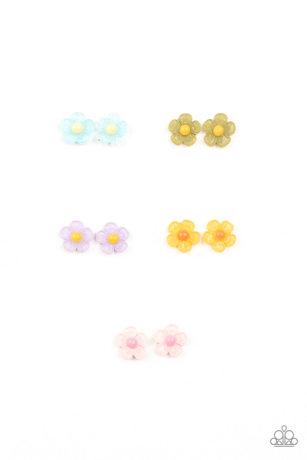 STARLET SHIMMER FLORAL Paparazzi  POST EARRINGS