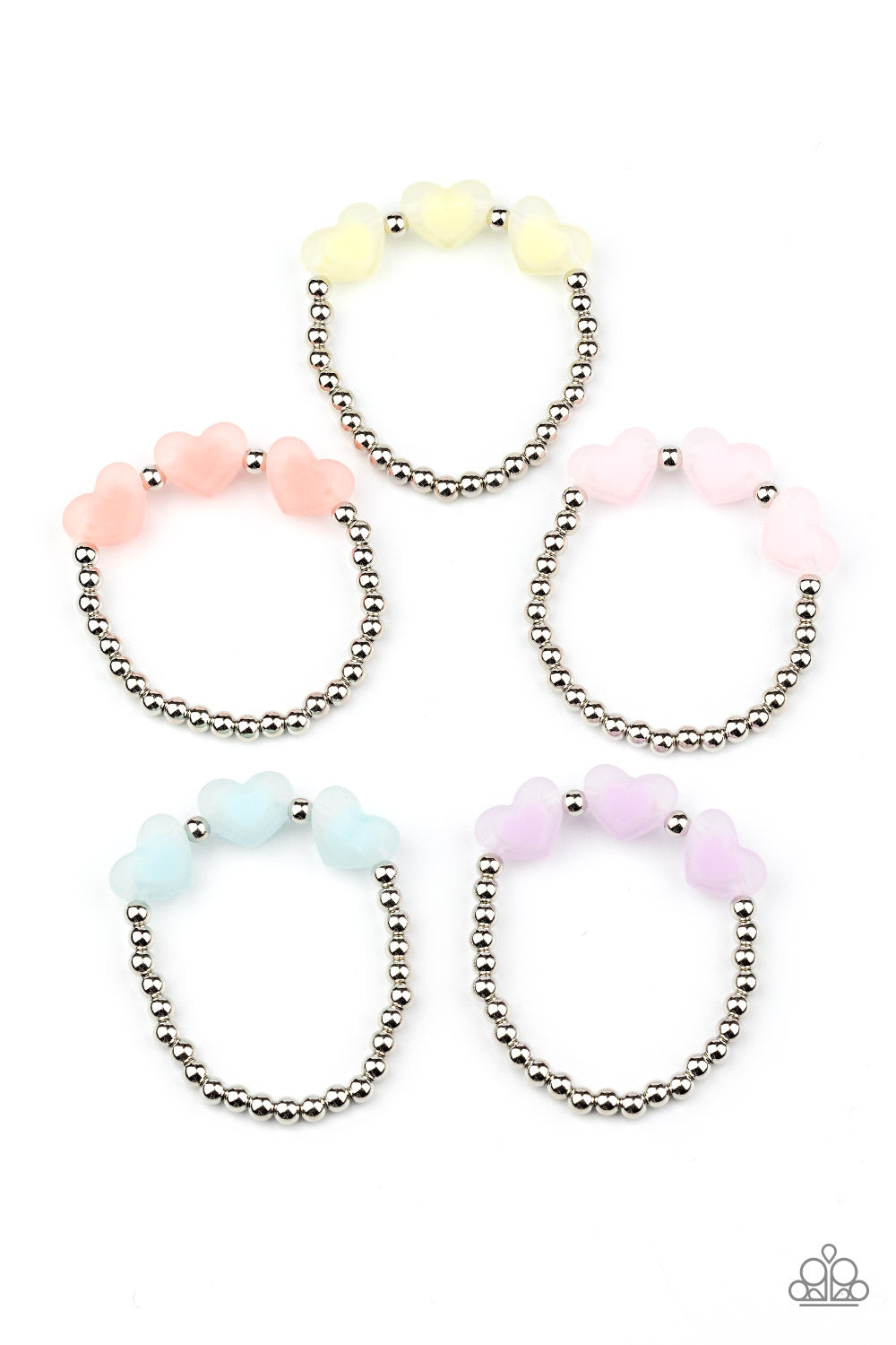 Paparazzi Starlet Shimmer Bracelets - Multi hearts