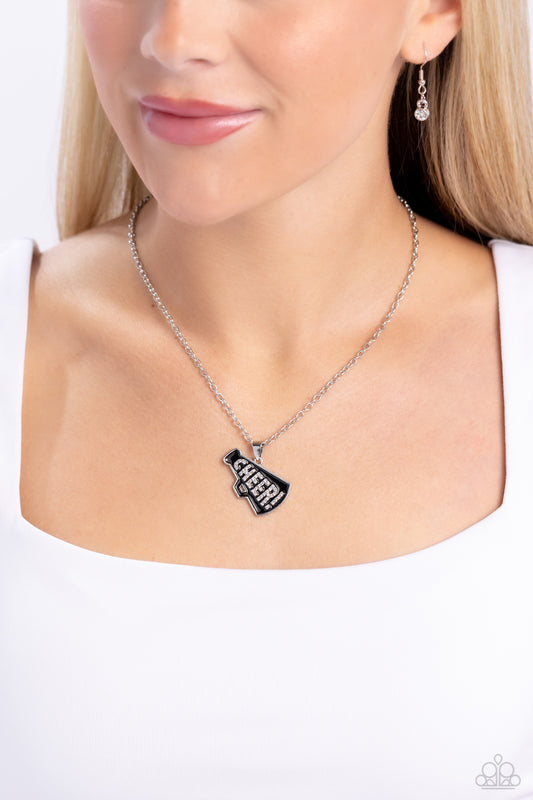Cheer Champion-Black Paparazzi Necklace