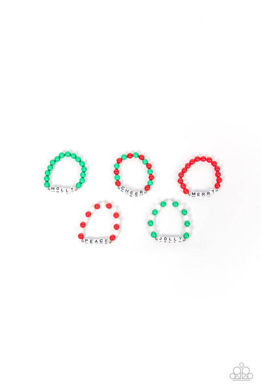 Starlet Shimmer - Kids Bracelets -  Christmas inspired aparazzi Accessories