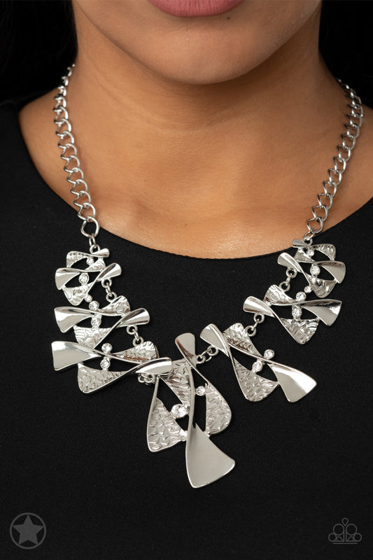 Paparazzi The Sands of Time - Silver Earrings