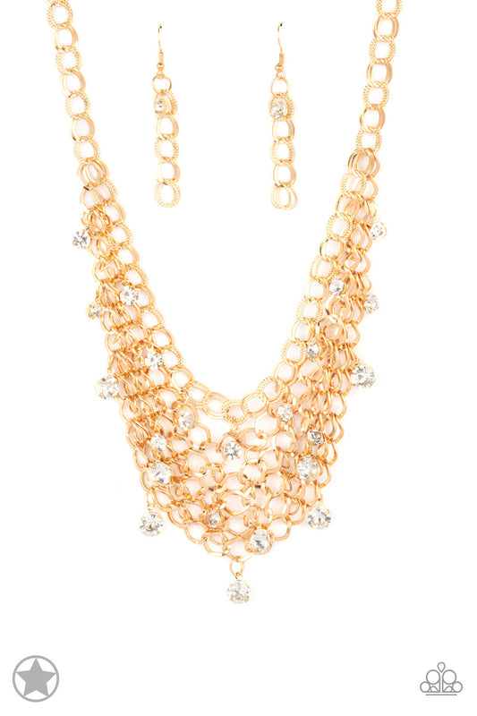 Paparazzi Fishing for Compliments - Gold Necklace