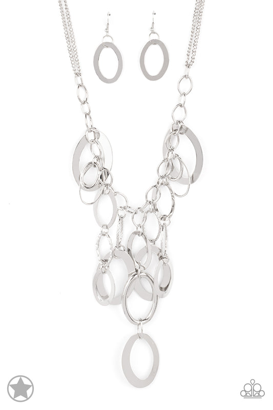 Paparazzi A Silver  Spell Silver Neckalace