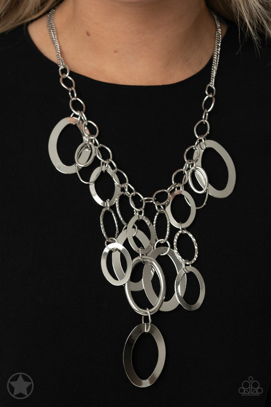 Paparazzi A Silver  Spell Silver Neckalace