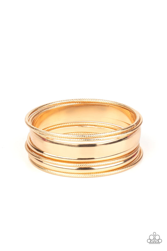 Paparazzi Sahara Shimmer - Gold Bracelets