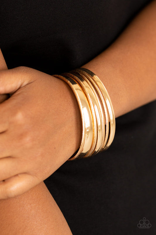 Paparazzi Sahara Shimmer - Gold Bracelets