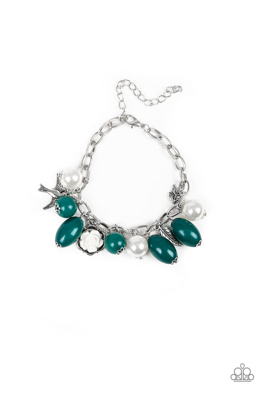 Paparazzi Love Doves - Green Bracelet
