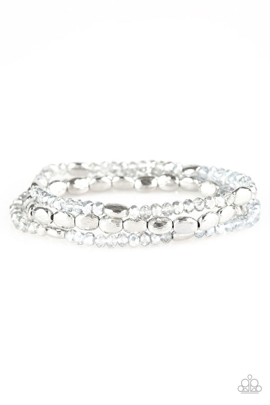 Paparazzi Hello Beautiful - Silver Bracelet
