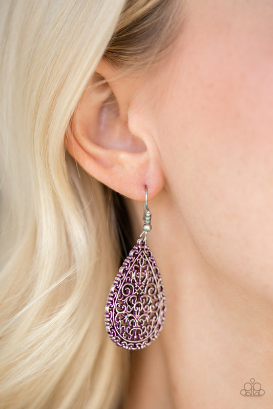 Paparazzi Indie Idol - Purple Earrings