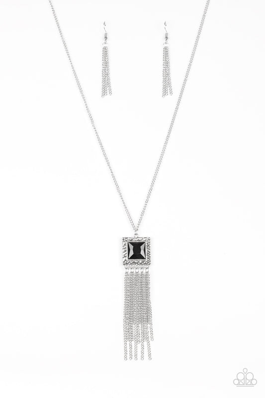 Paparazzi Shimmer Sensei - Black Necklac