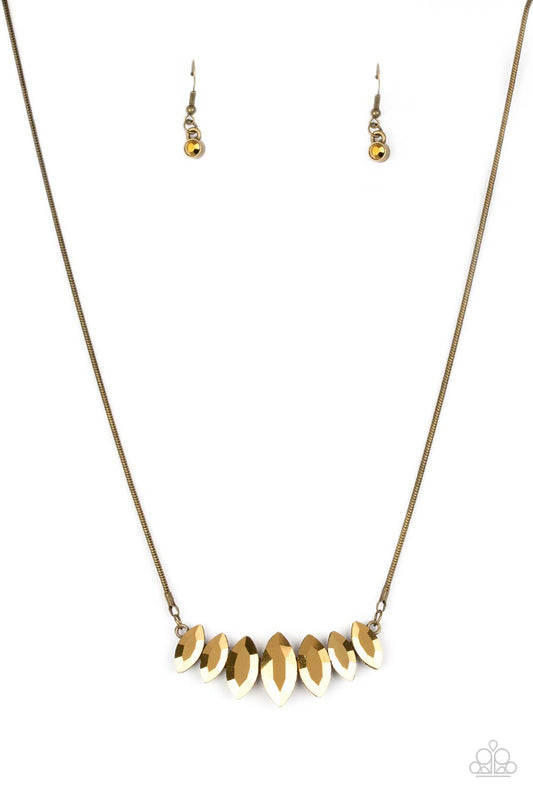 Paparazzi Leading Lady - Brass Necklace
