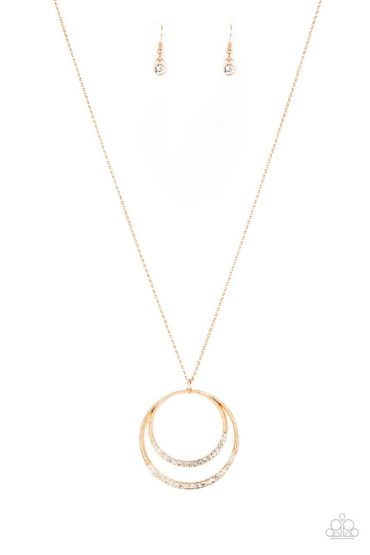 Paparazzi Front and EPICENTER - Gold Necklace