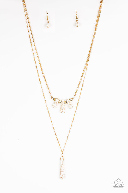 Paparazzi Basic Groundwork - Gold Necklace