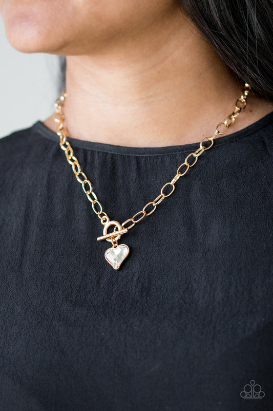 Paparazzi Princeton Princess - Gold Necklace