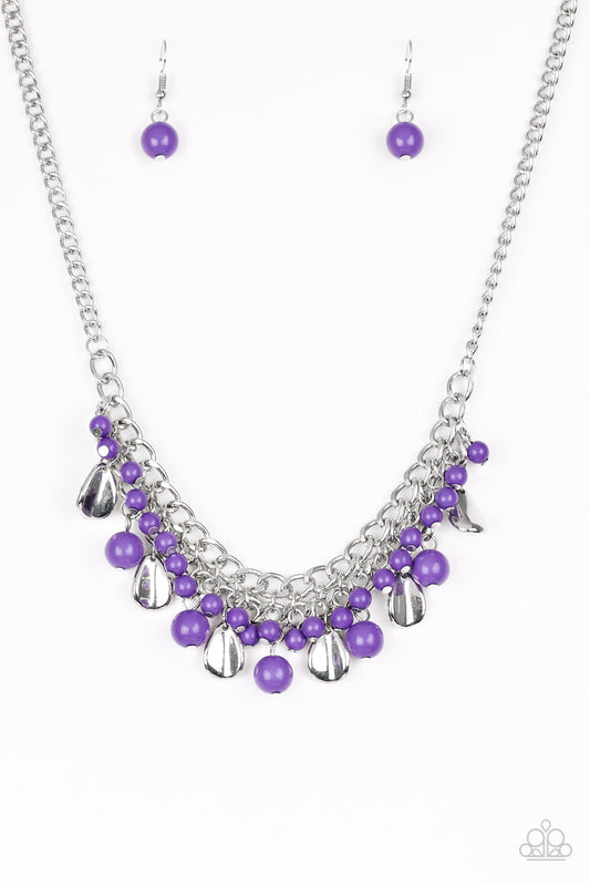 Paparazzi Summer Showdown - Purple Necklace