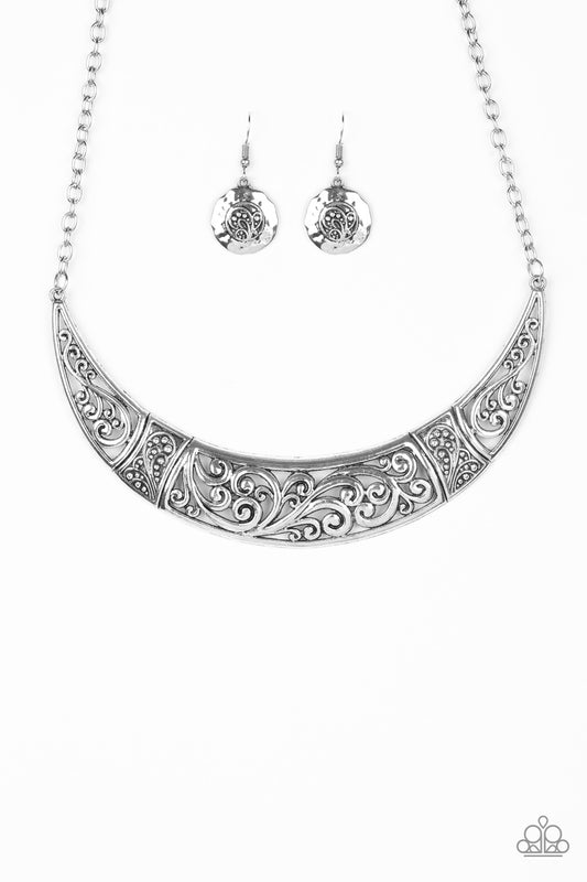 Paparazzi Bull In A China Shop - Silver Necklace