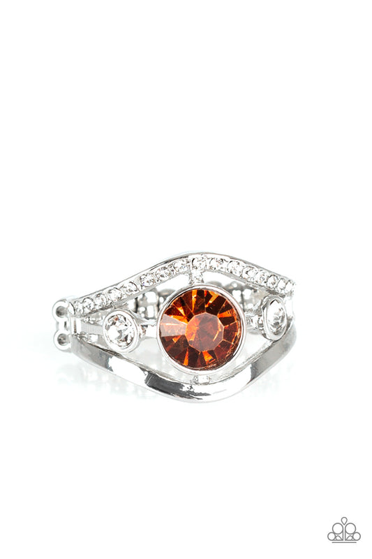 Paparazzi Rich With Richness - Brown Ring
