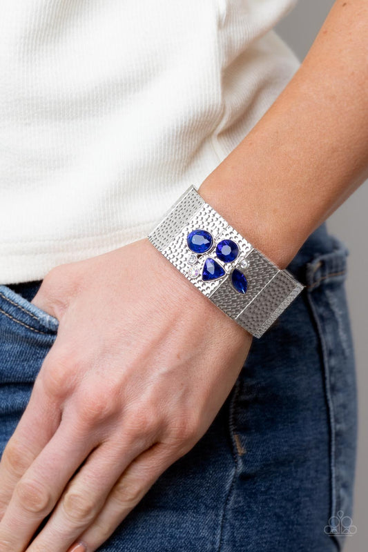 Flickering Fortune - PaparazzivBlue bracelet