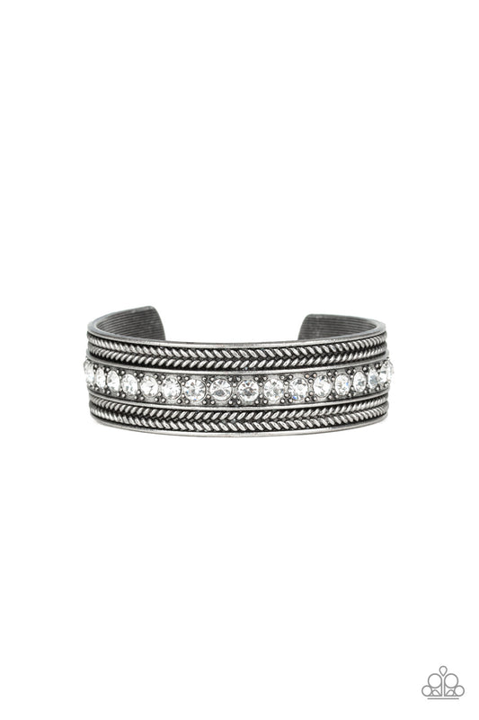 Paparazzi Empress Etiquette - White Bracelet