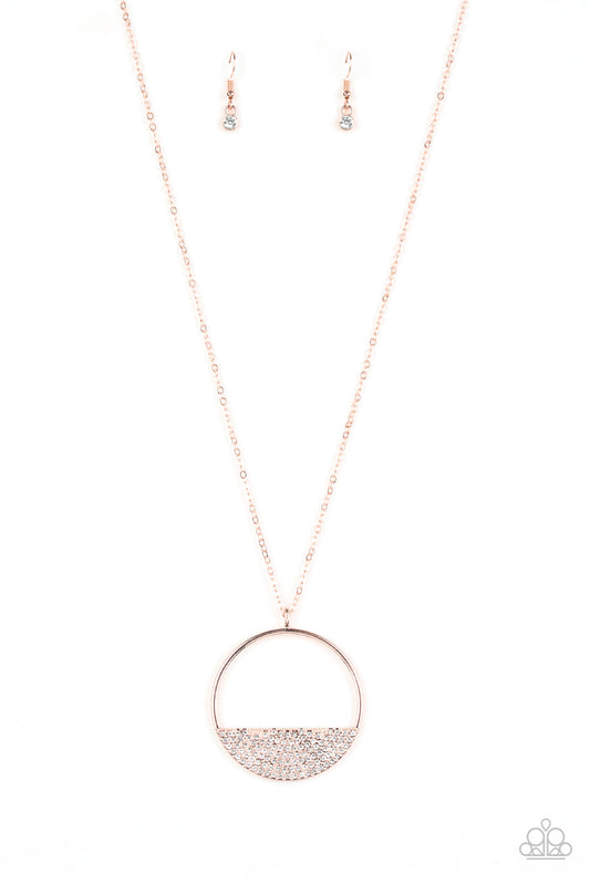 Paparazzi Bet Your Bottom Dollar - Rose Gold Necklace