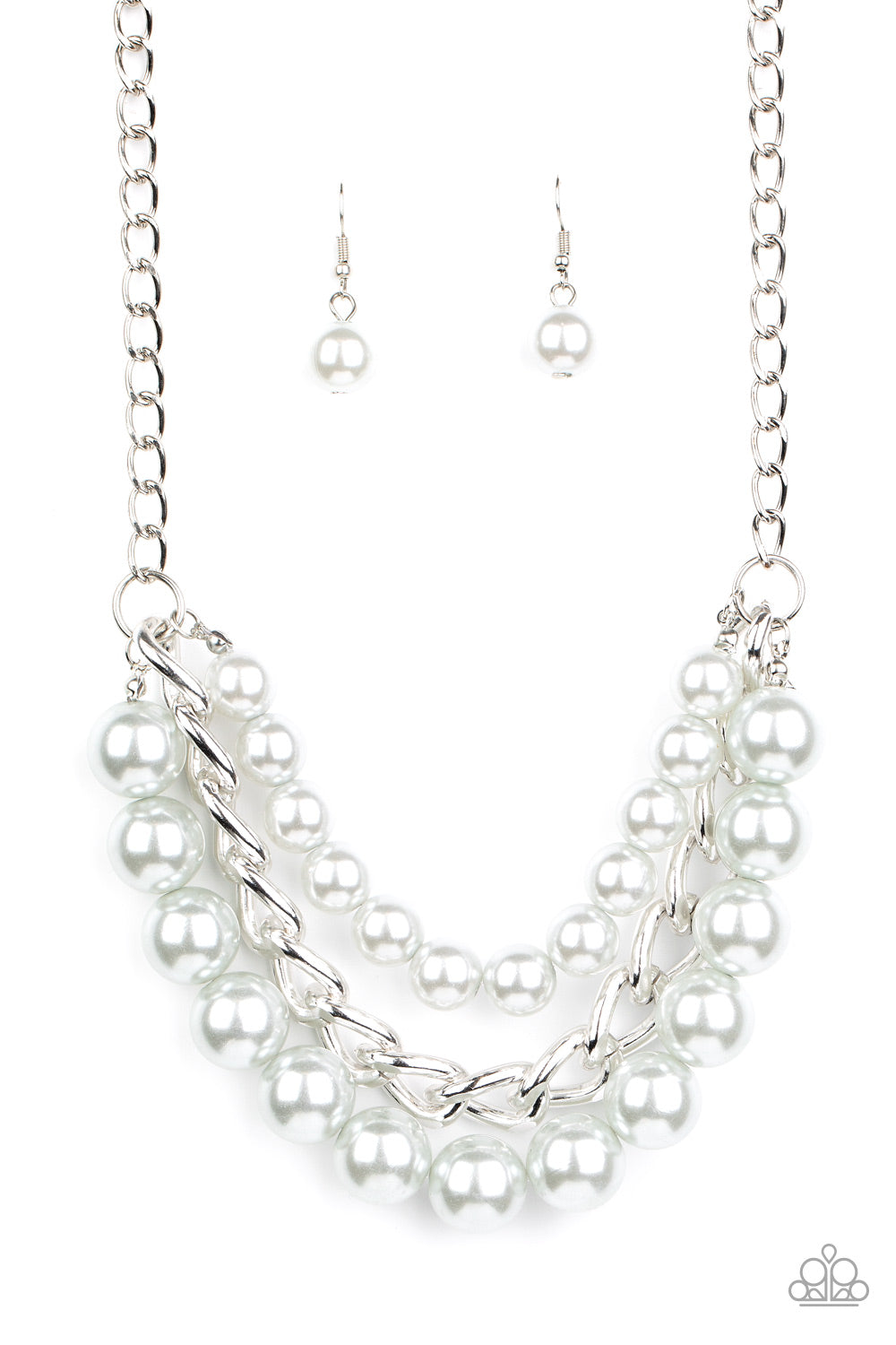 Paparazzi Empire State Empress - Silver Necklace