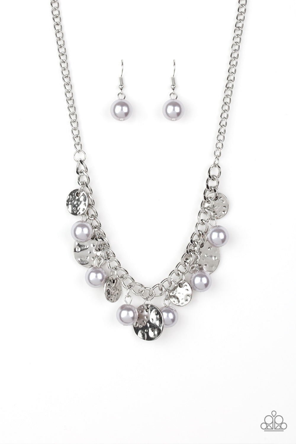 Paparazzi Seaside Sophistication - Silver Paparazzi Necklace