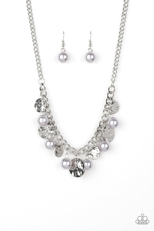 Paparazzi Seaside Sophistication - Silver Paparazzi Necklace