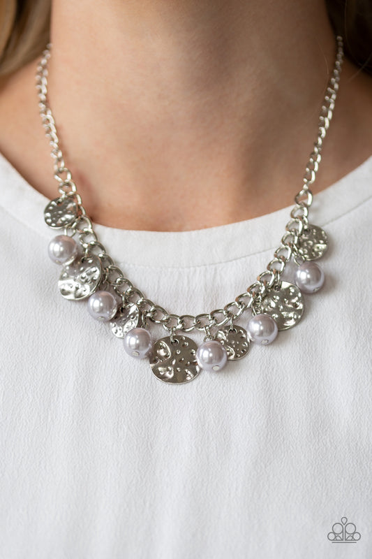 Paparazzi Seaside Sophistication - Silver Paparazzi Necklace