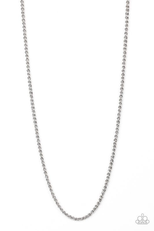 Jump Street - Silver Paparazzi Necklace