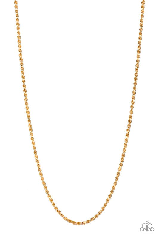 Paparazzi Jump Street - Gold Necklace