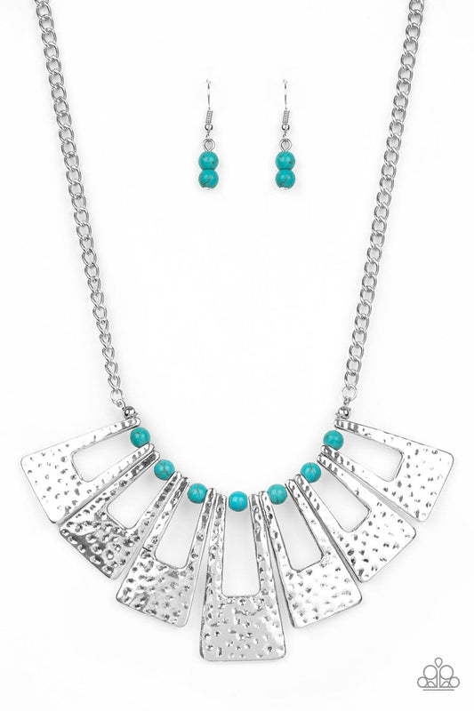 Paparazzi Terra Takeover - Blue Necklace