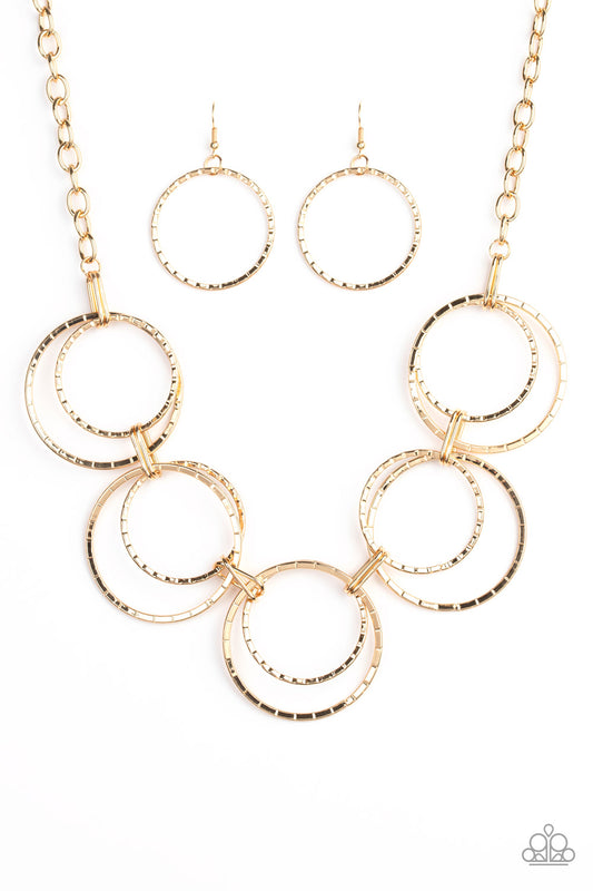 Paparazzi Radiant Revolution - Gold Necklace