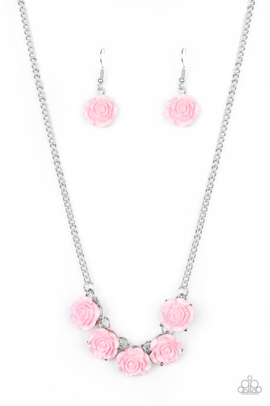 Paparazzi Garden Party Posh - Pink Necklace
