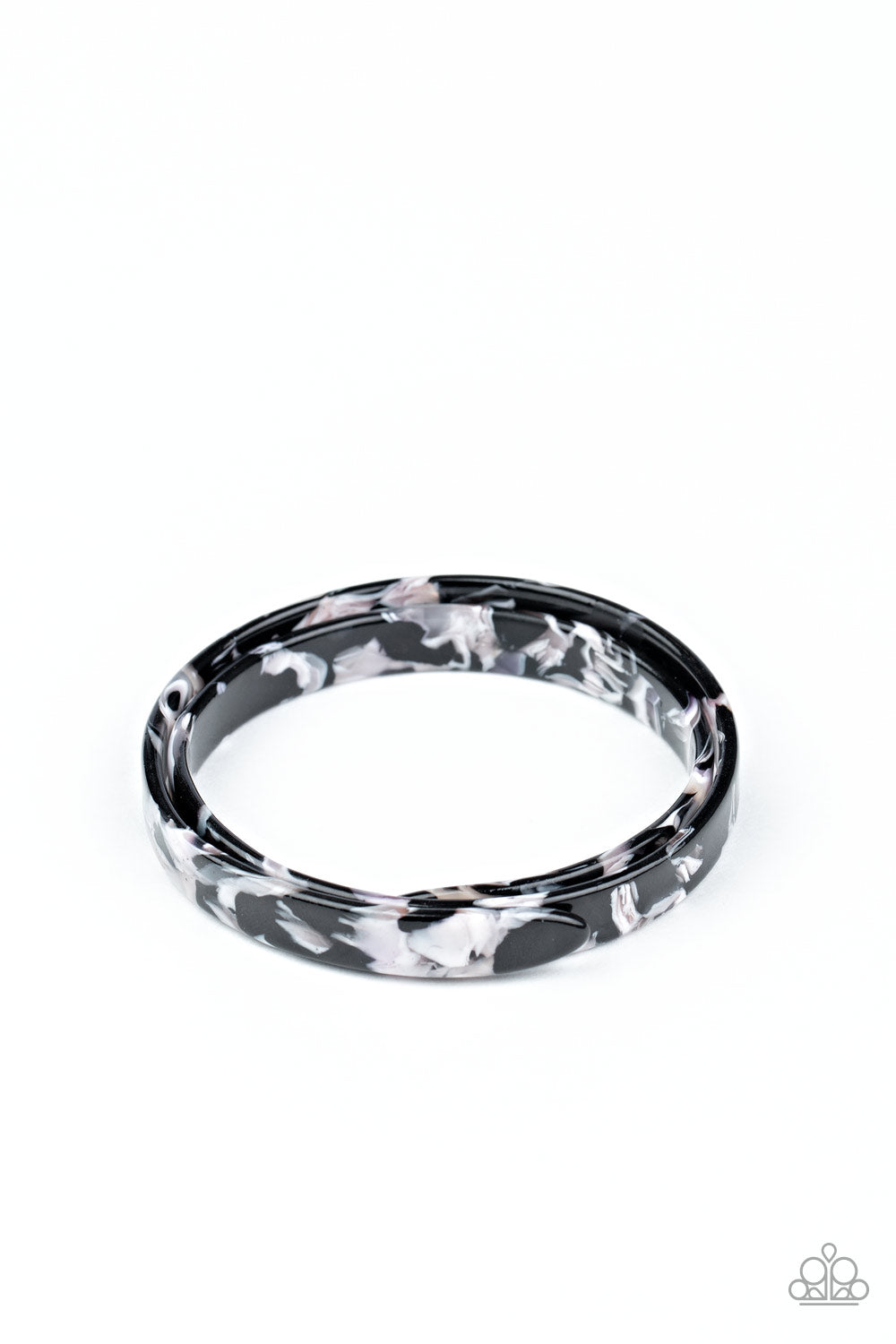 Paparazzi In The HAUTE Zone - Black Bracelets