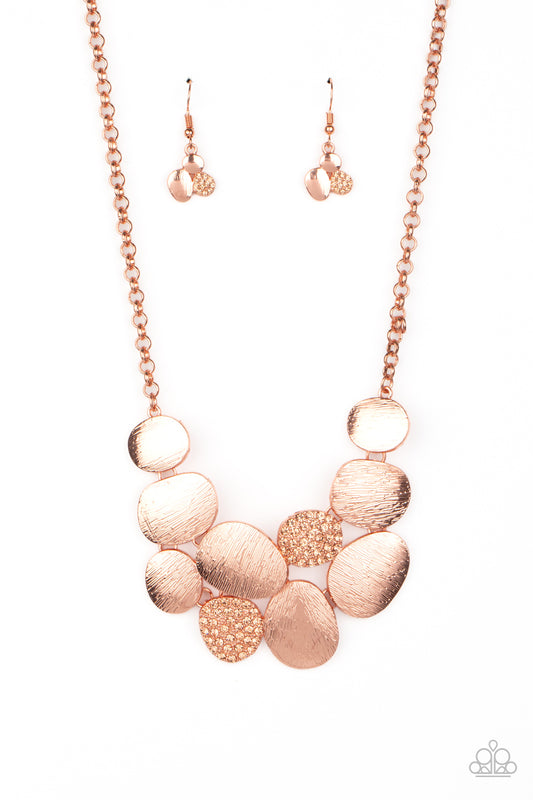 Paparazzi Hard LUXE Story - Copper Necklace