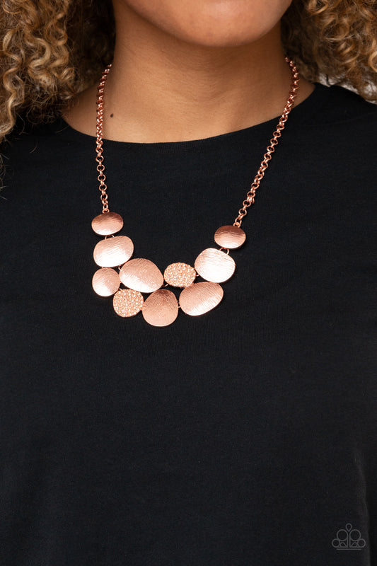 Paparazzi Hard LUXE Story - Copper Necklace