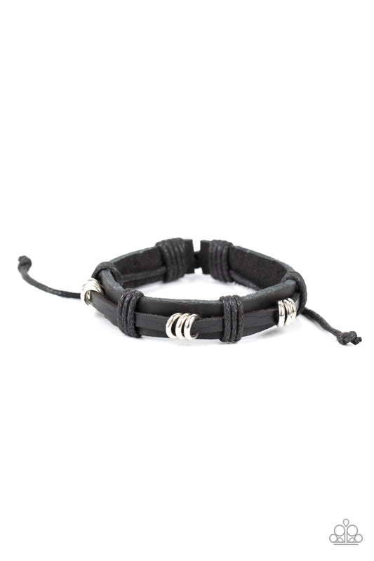 Paparazzi Rodeo Ringleader - Black Bracelet
