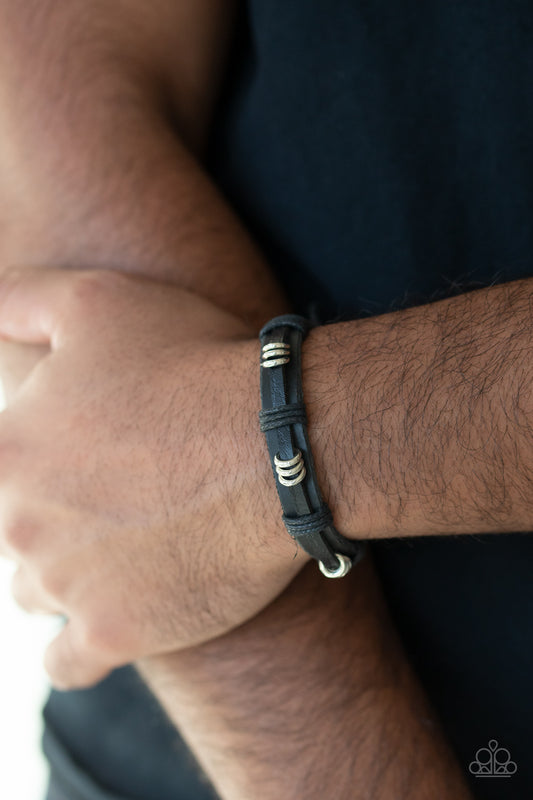 Paparazzi Rodeo Ringleader - Black Bracelet