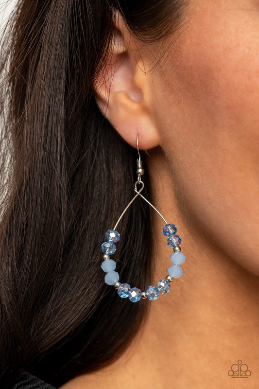 Paparazzi Wink Wink - Blue Earring