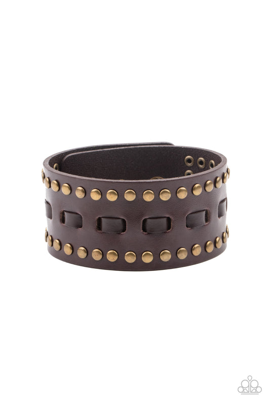 Paparazzi ROAM With A View - Brown Bracelet