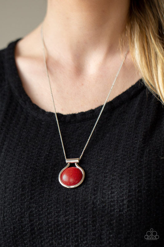 Paparazzi Patagonian Paradise - Red Necklace