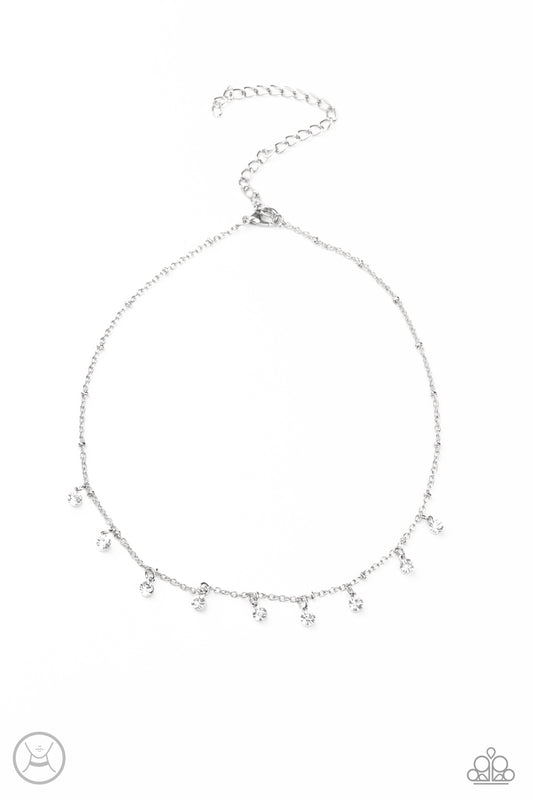 Paparazzi Dainty Diva - White necklace