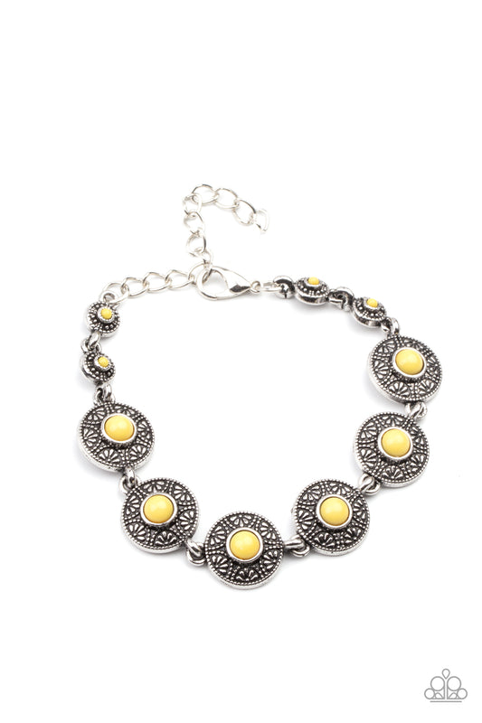 Springtime Special - Yellow Paparazzi Bracelet