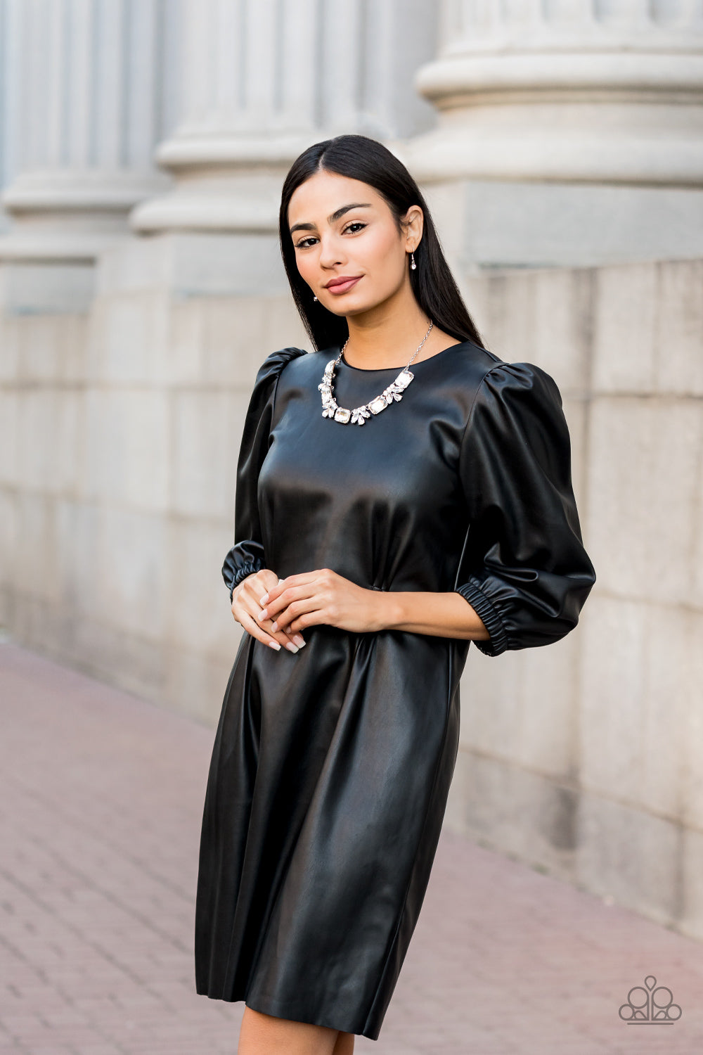 Paparazzi Long Live Sparkle - White Necklace