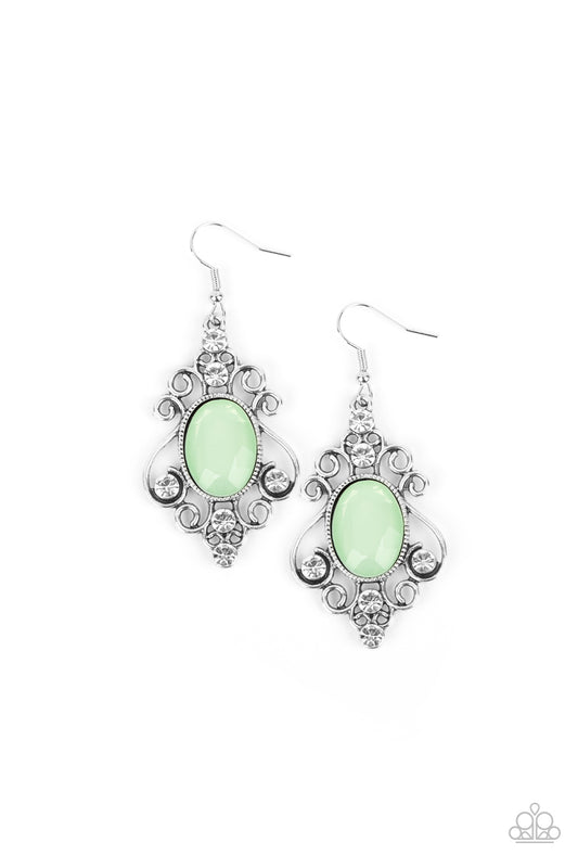 Paparazzi Tour de Fairytale - Green Earrings