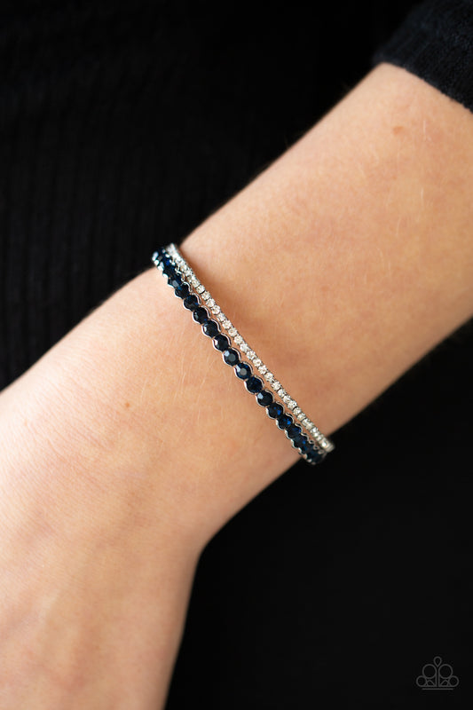 Paparazzi Fairytale Sparkle - Blue Bracelet